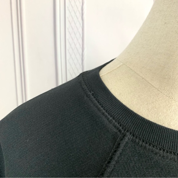 NEW! ZADIG & VOLTAIRE Upper Camo Stud ROCK Strass Sweatshirt Black Medium $198 - Picture 12 of 16